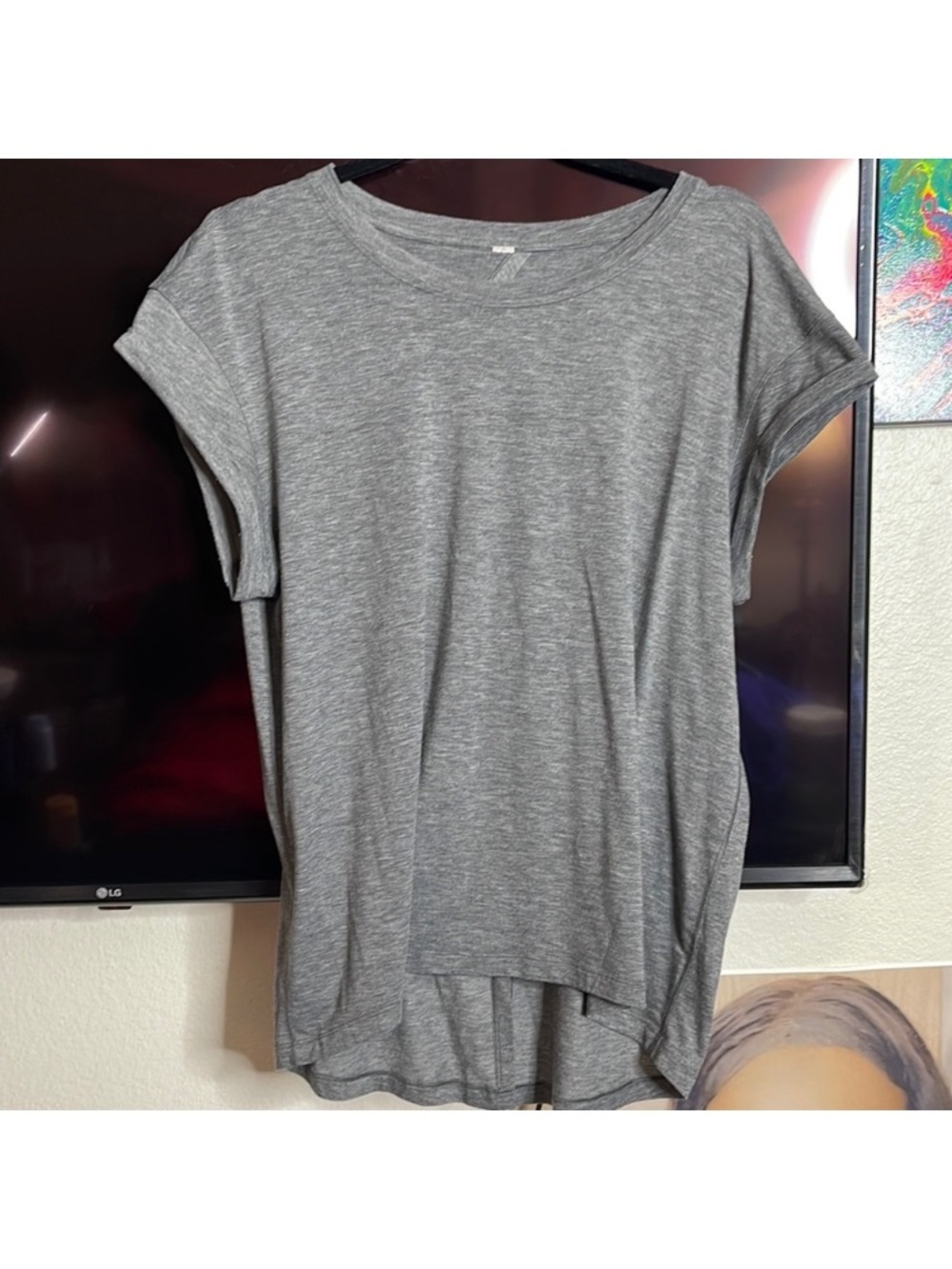 Women's Heather Gray Short-Sleeve Tee